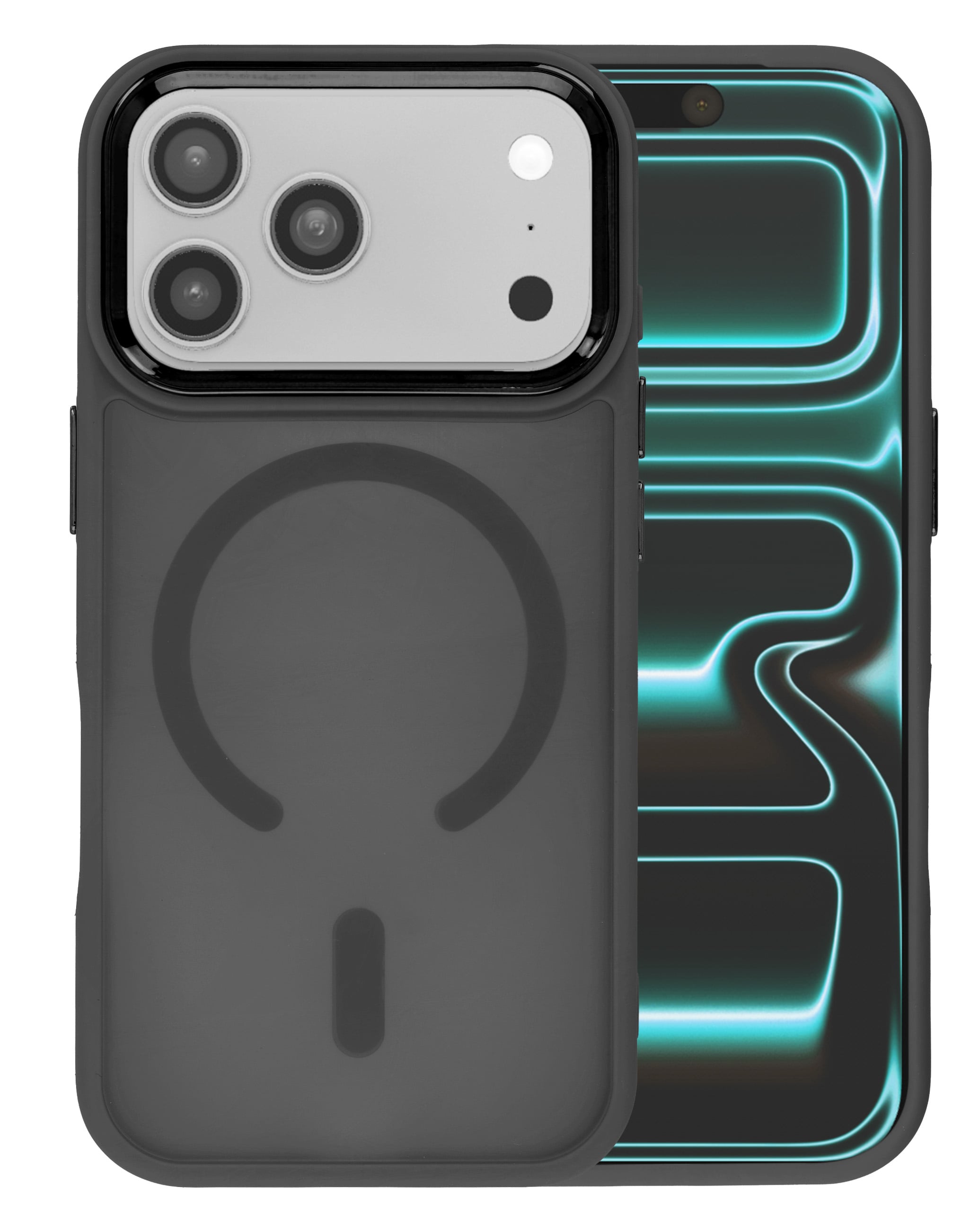 New Magnetic Wireless Charging Case w/ IC Chip - BLACK for iPhone 17 Pro (Only Ground Shipping)