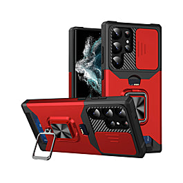 Galaxy S23 Slide Camera Hard Case with Magnetic Ring