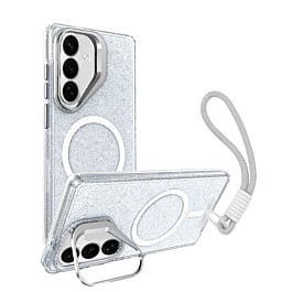 Glitter MagSafe Phone Case with Wrist Strap for Galaxy S26 Plus (Only Ground Shipping)
