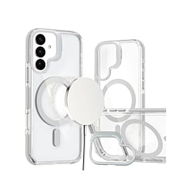 Thin Magnetic Clear Case with Camera Stand Kickstand for Galaxy S26 Plus (Only Ground Shipping)