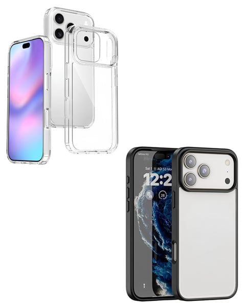 Hybrid Case with Air Cushion Technology for iPhone 17 Pro Max (Only Ground Shipping)