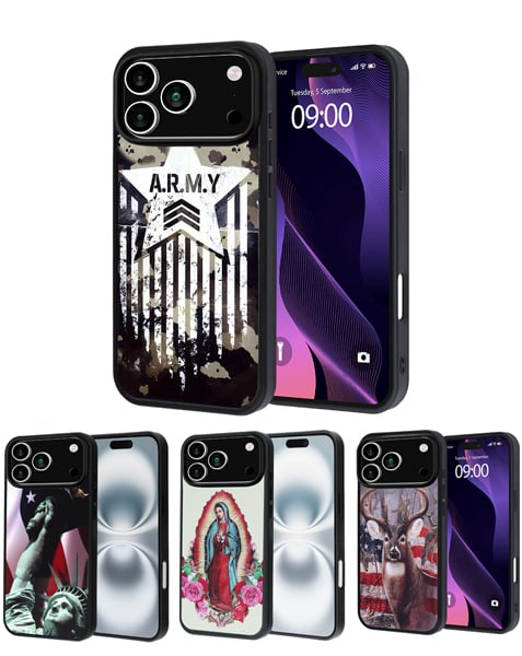 Printing Aluminum Plate Case for iPhone 17 Pro Max (Only Ground Shipping)