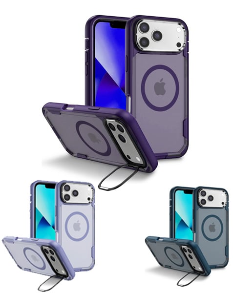 Shockproof Magsafe Case with Camera Stand for iPhone 17 Pro Max (Only Ground Shipping)