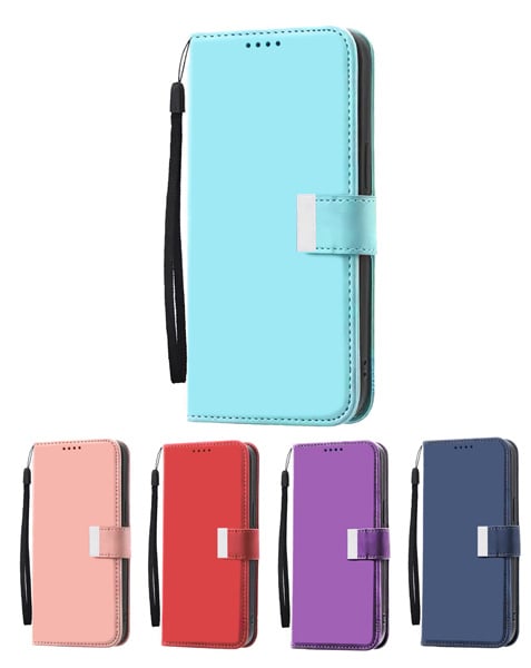 Elegant Leather Wallet Case with Wristlet Strap for iPhone 17 Pro Max (Only Ground Shipping)