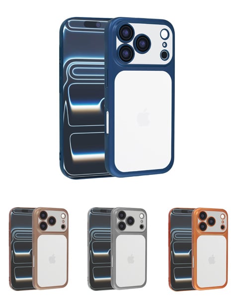 Frosted Transparent Matte Case with Lens Protection for iPhone 17 Pro Max (Only Ground Shipping)