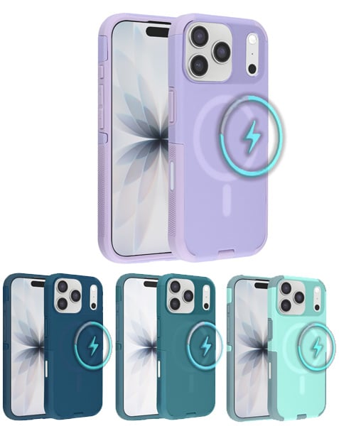 Dual Layer Cases with Wireless Charging for iPhone 17 Pro Max (Only Ground Shipping)