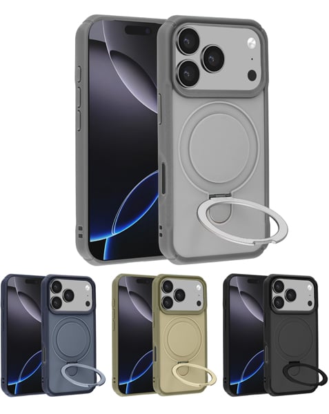 Shockproof Case with Magnetic Kickstand for iPhone 17 Pro Max (Only Ground Shipping)