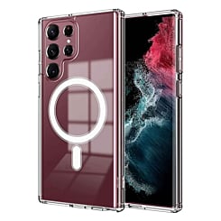 Galaxy S22 Ultra Wireless Charging Clear Case (Full Bottom Close) (Only Ground Shipping)