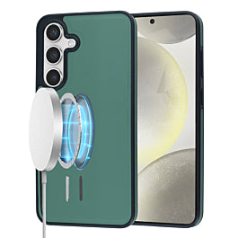 Leather Design Wireless Charging Case for Galaxy S25FE (Only Ground Shipping) - Image 2