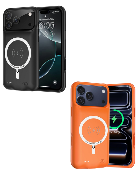 Slim Charging Case with Msafe Charging (7000 mAh) for iPhone 17 Pro Max (Only Ground Shipping)